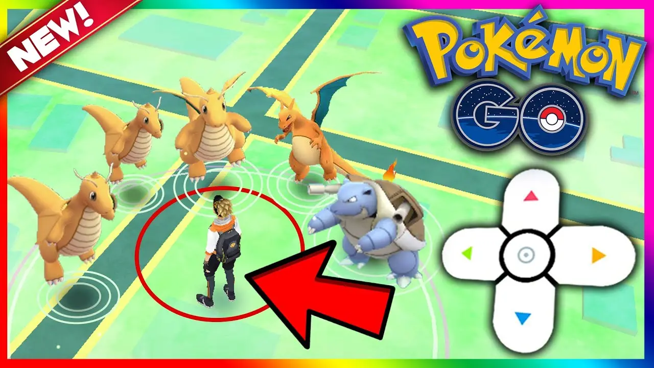 Pokemon GO MOD APK joystick movement