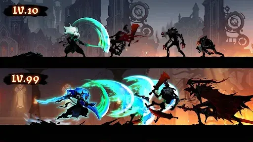 Shadow War Idle RPG Survival battle interface