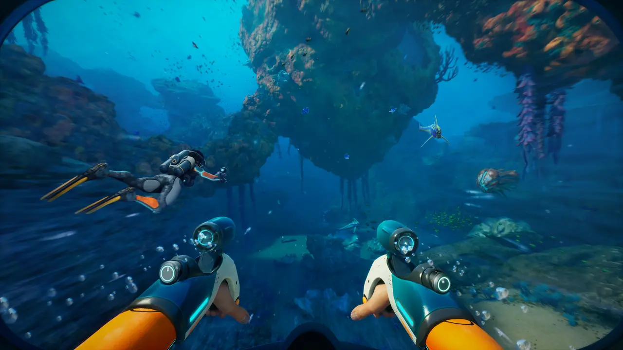 Subnautica ocean world exploration