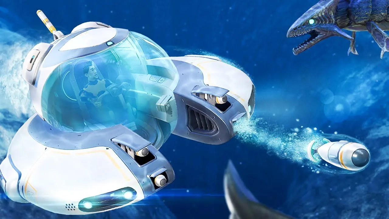 Subnautica submarine exploration
