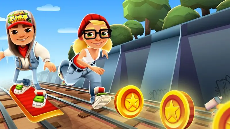 Subway Surfers MOD APK high speed gameplay