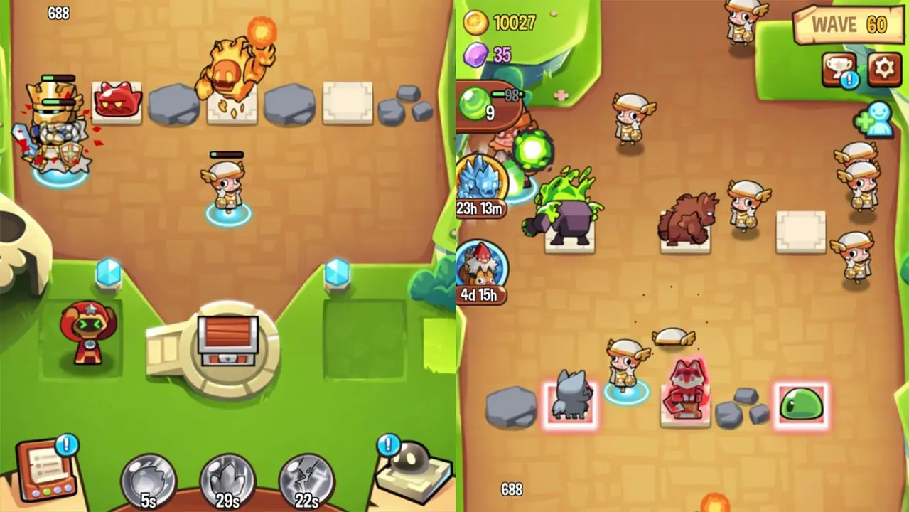 Summoner’s Greed tower defense gameplay