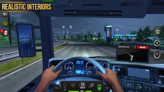 Truck Simulator : Europe MOD APK screenshot 1