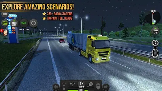 Truck Simulator : Europe MOD APK screenshot 3