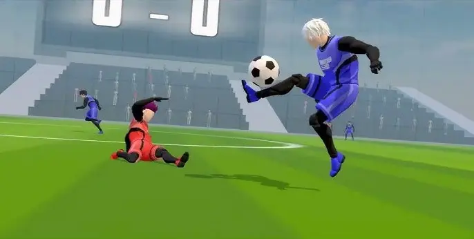 Competitive football match in Unmatched EGO