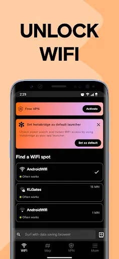 WiFi Passwords Map Instabridge MOD APK screenshot 1