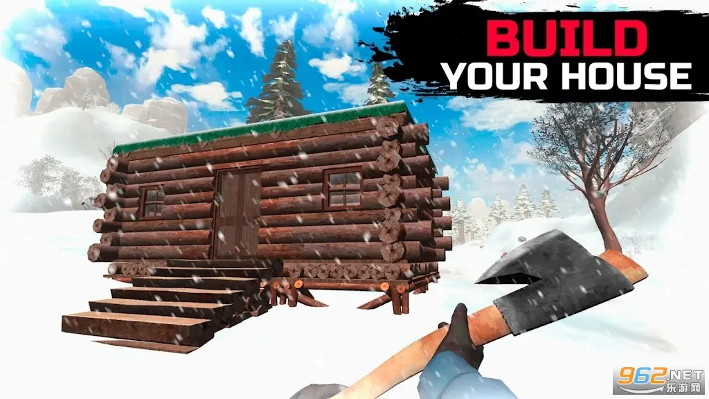 Xây dựng căn cứ trong WinterCraft Survival Forest