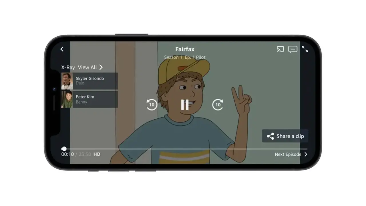 Streaming movies on Amazon Prime Video