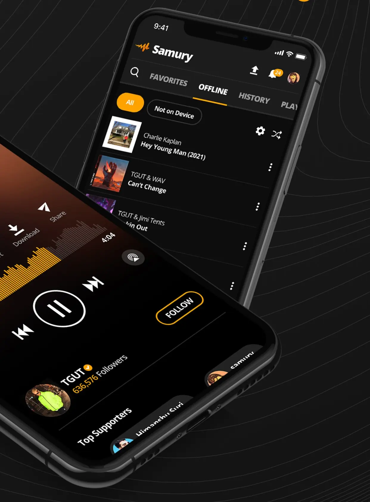 Audiomack music library and genres