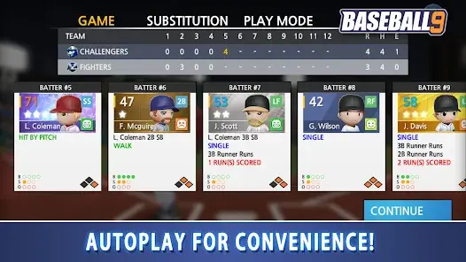 BASEBALL 9 MOD APK screenshot 7