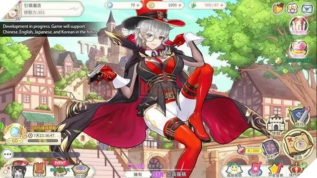 Cherry Tale APK main interface and UI design