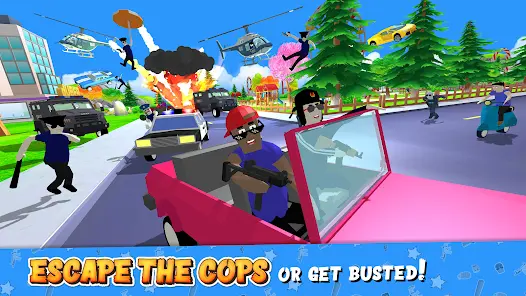 Dude Theft Wars MOD APK screenshot 1