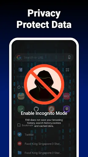 FAB Adblocker Browser MOD APK screenshot 4