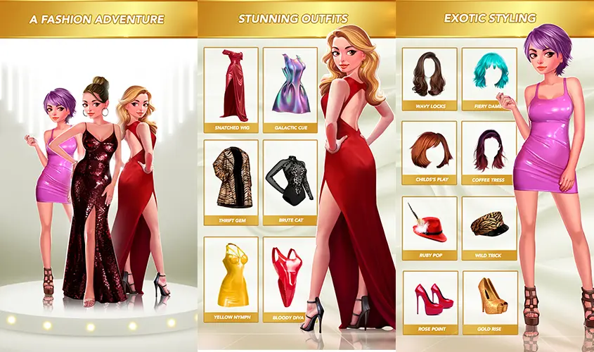 Phối đồ trong Fashion Show game