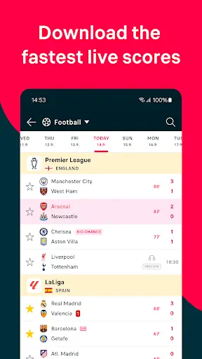 Flashscore MOD APK screenshot 1