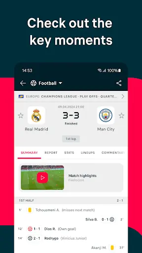 Flashscore MOD APK screenshot 3
