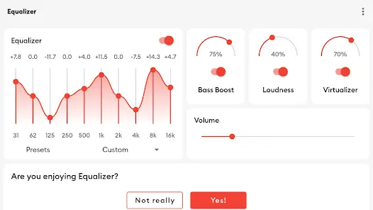 Flat Equalizer MOD APK screenshot 7