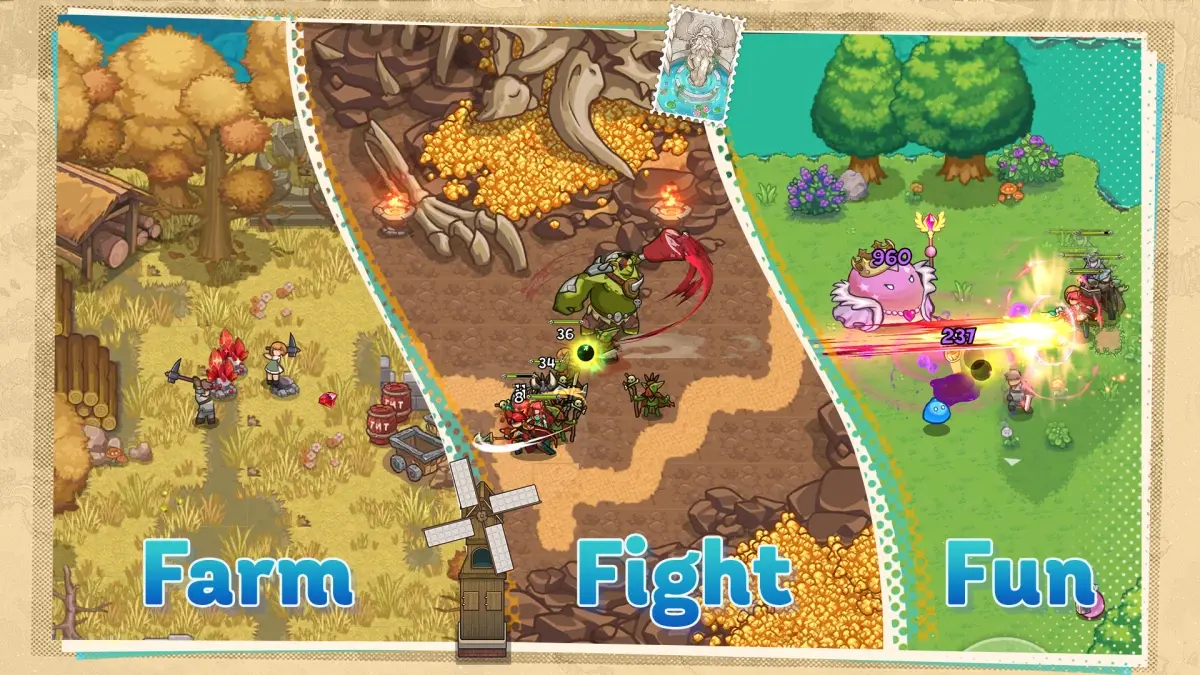 Gameplay chiến đấu trong Fortias Saga Action Adventure