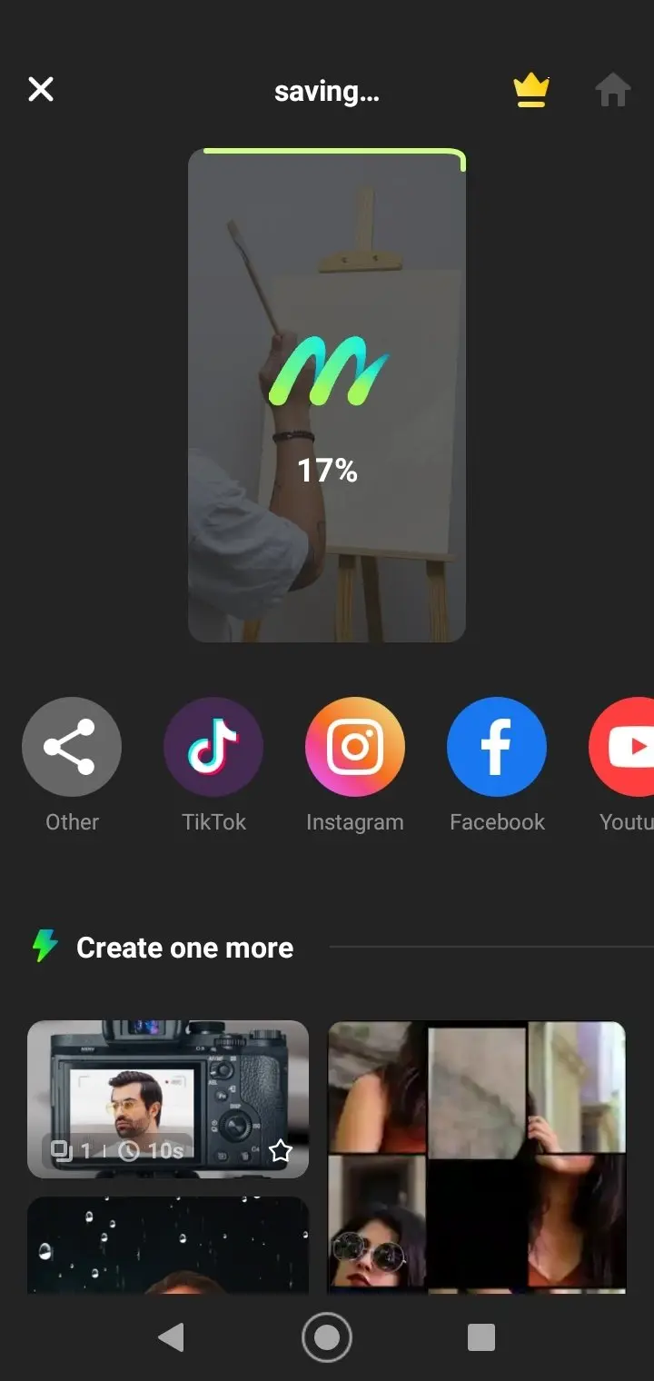 Editing TikTok videos with InMelo
