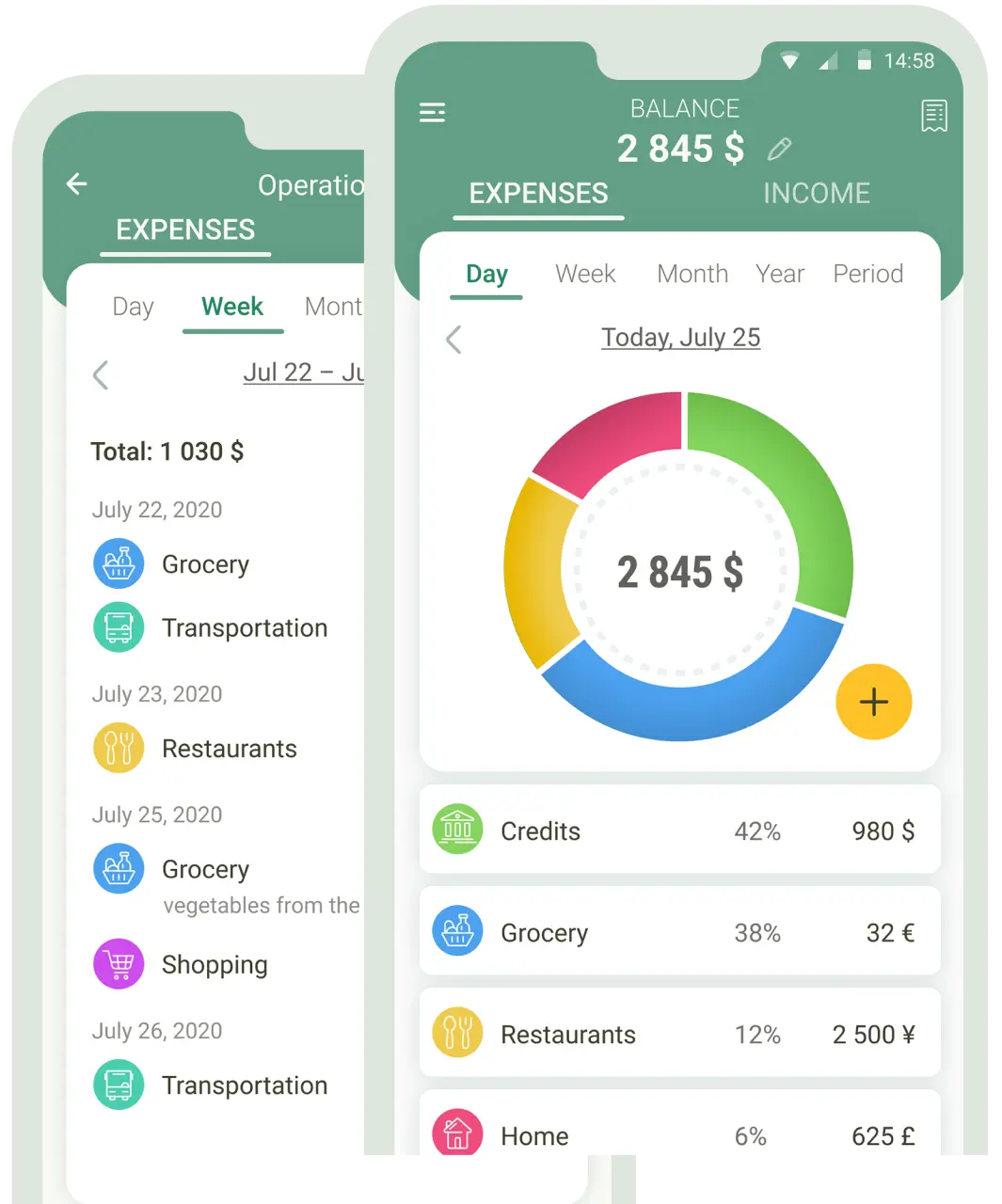 Money Manager MOD APK clean interface overview