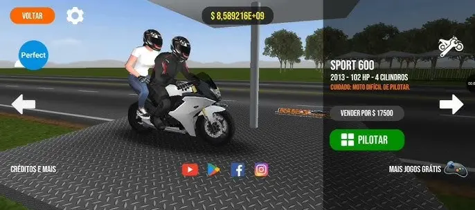Moto Wheelie 3D mod unlocked bikes