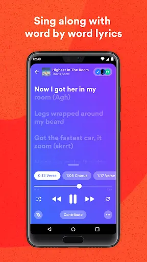 Musixmatch MOD APK screenshot 4