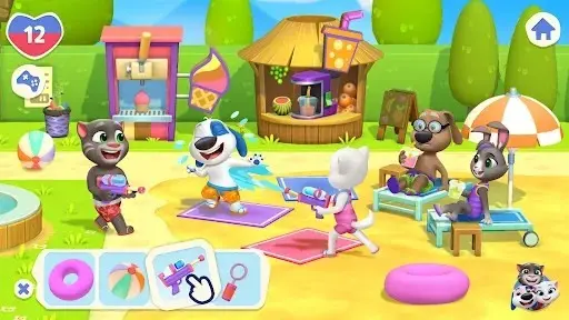 My Talking Tom Friends 2 MOD APK screenshot 1