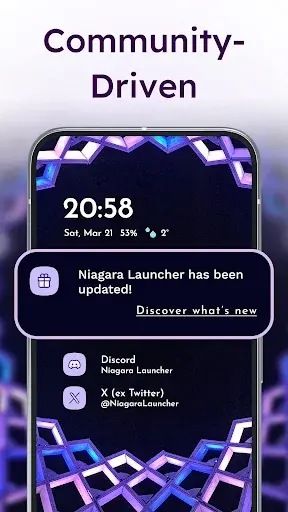 Niagara Launcher MOD APK screenshot 5