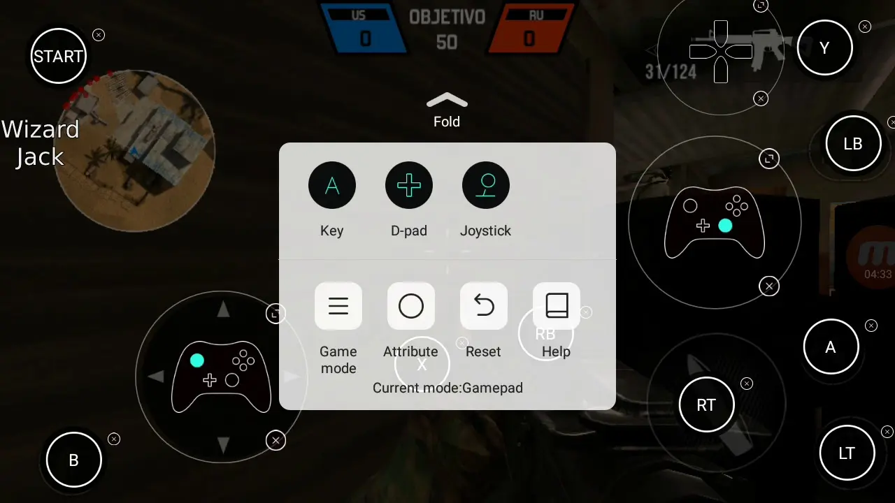Custom key layout setup in Octopus app
