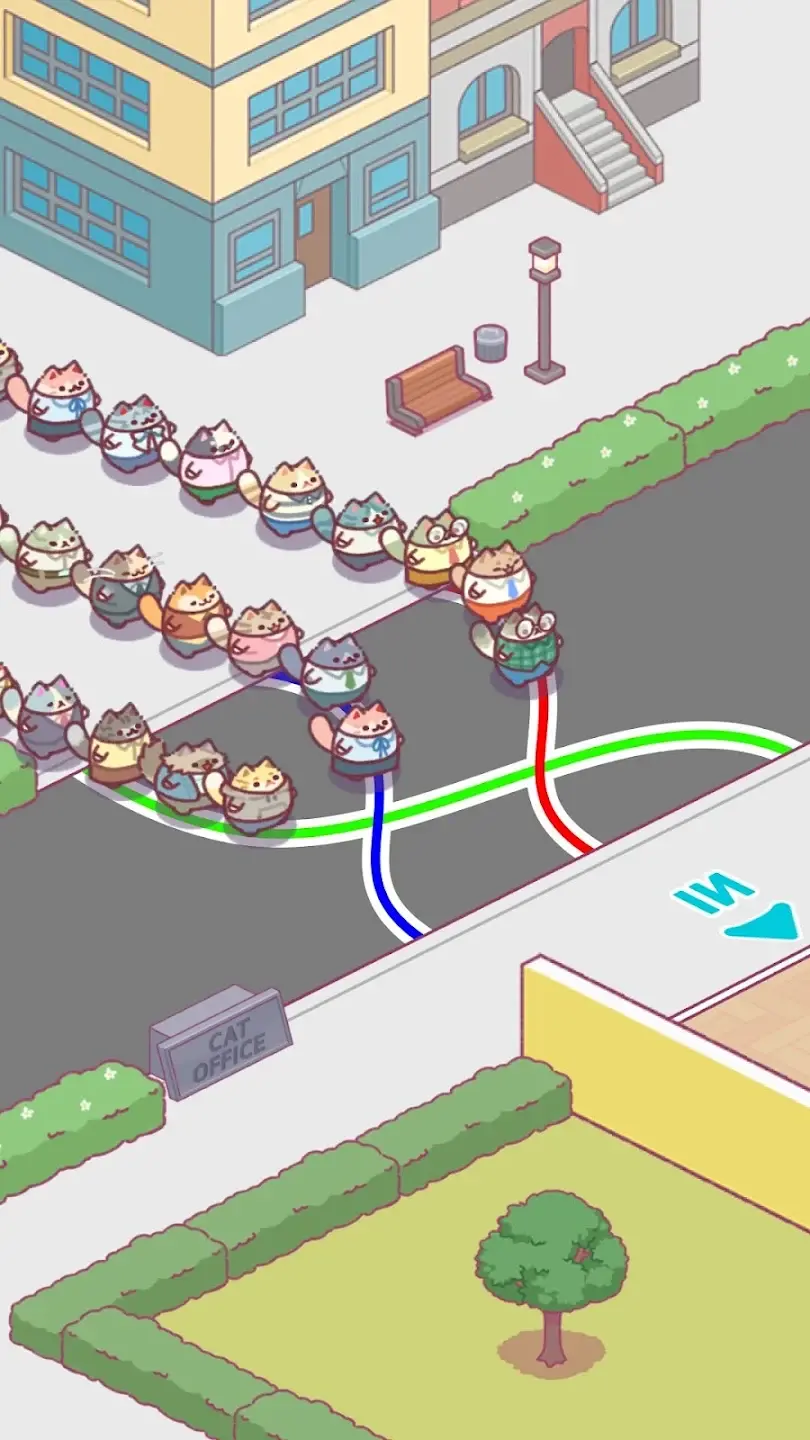 Office Cat: Idle Tycoon Game MOD APK screenshot 1