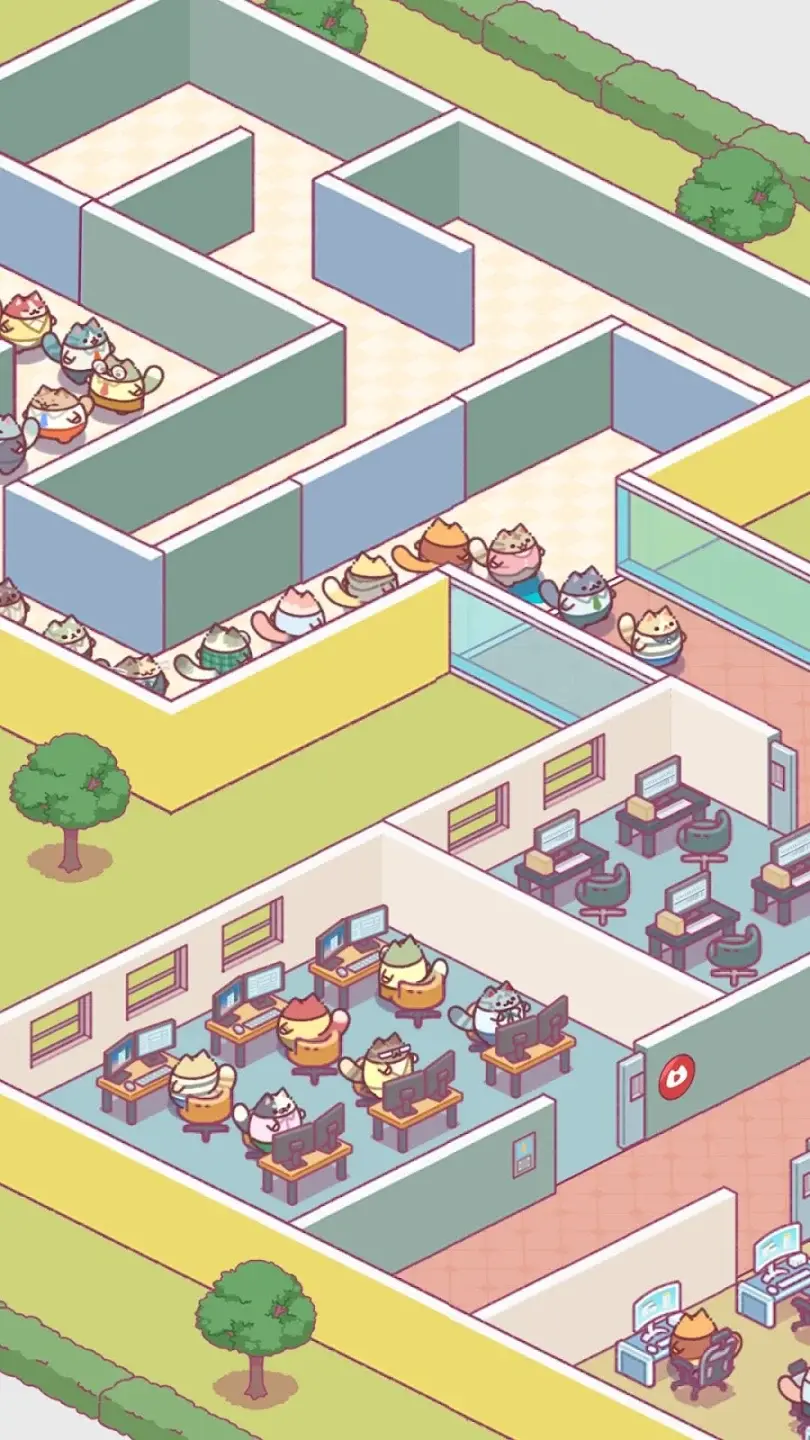 Office Cat: Idle Tycoon Game MOD APK screenshot 5