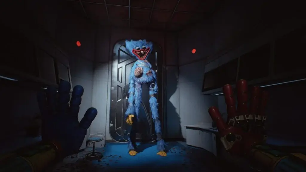 Dark factory environment in Poppy Playtime Chapter 5