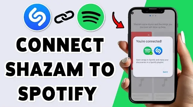 Shazam connected with Spotify for music playback