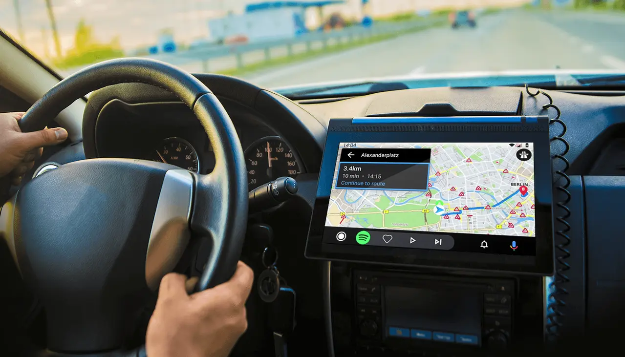 Sygic GPS offline map interface