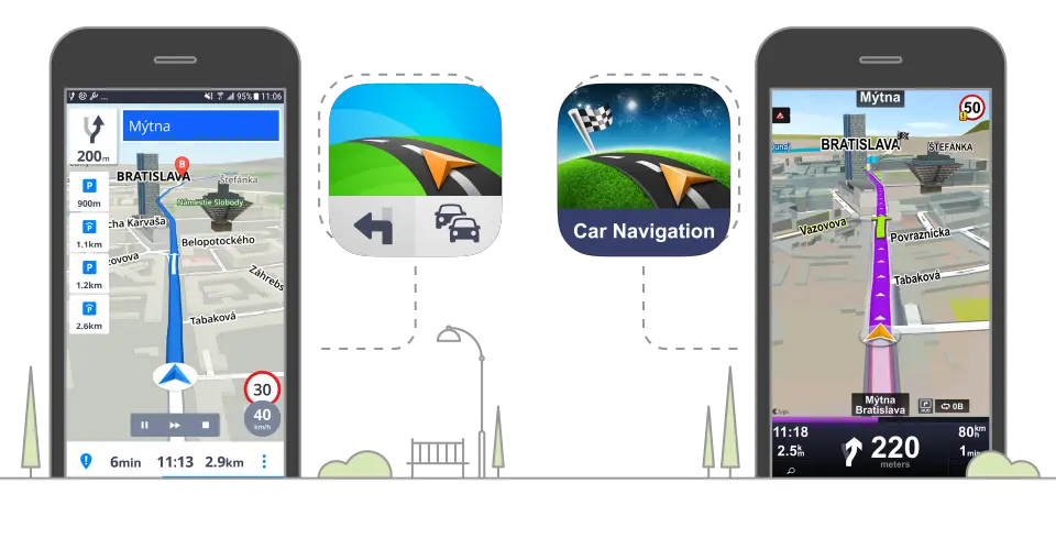 Sygic GPS voice navigation feature