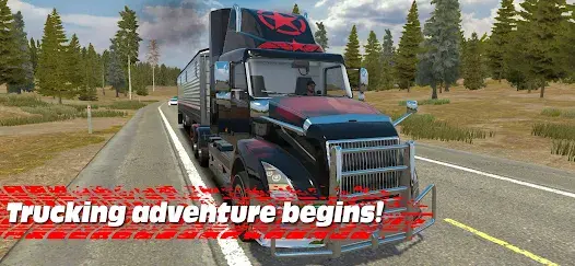 Truck Simulator PRO US MOD APK ảnh chụp màn hình 1