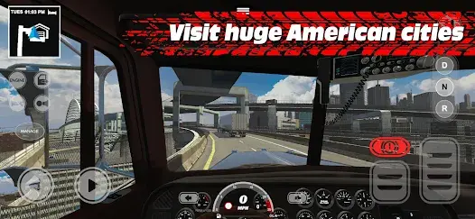 Truck Simulator PRO US MOD APK ảnh chụp màn hình 2