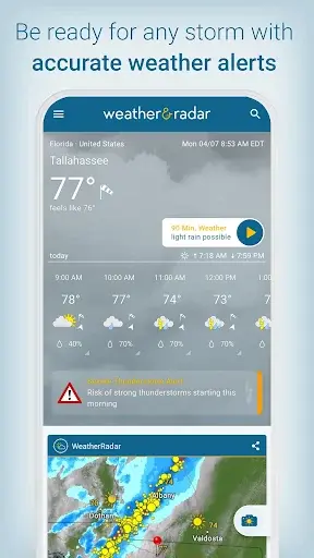 Weather & Radar USA MOD APK screenshot 4