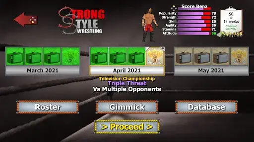 Wrestling Empire MOD APK screenshot 3