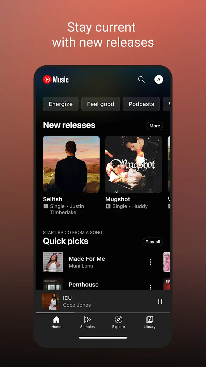 YouTube Music MOD APK screenshot 2