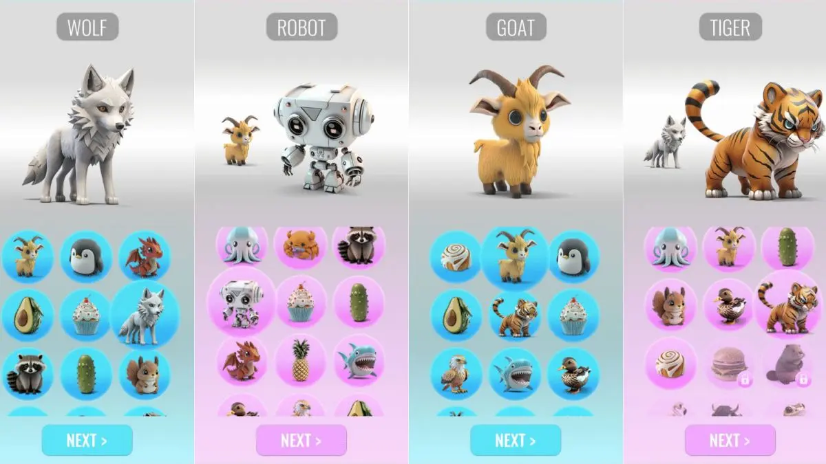 Merging animals in Animash MOD APK