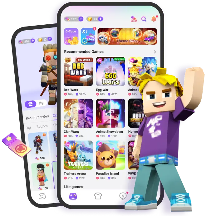 Blockman Go APK main interface