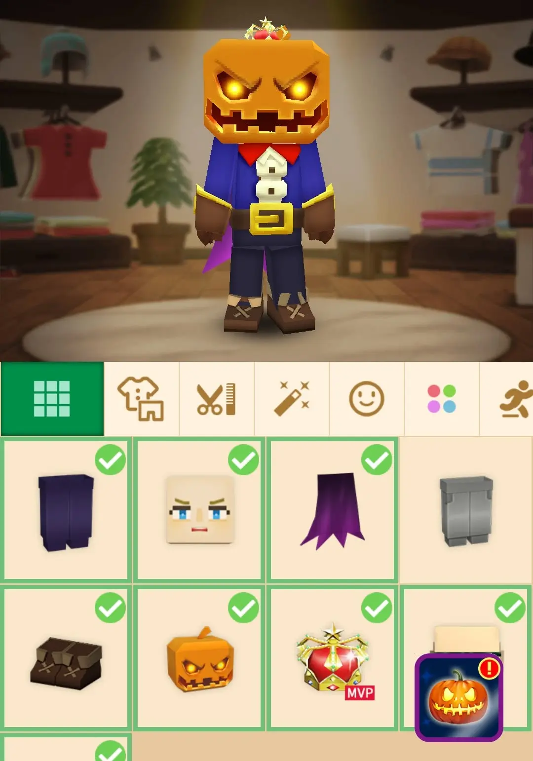 Blockman Go avatar customization