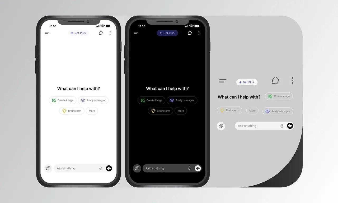 ChatGPT interface on Android