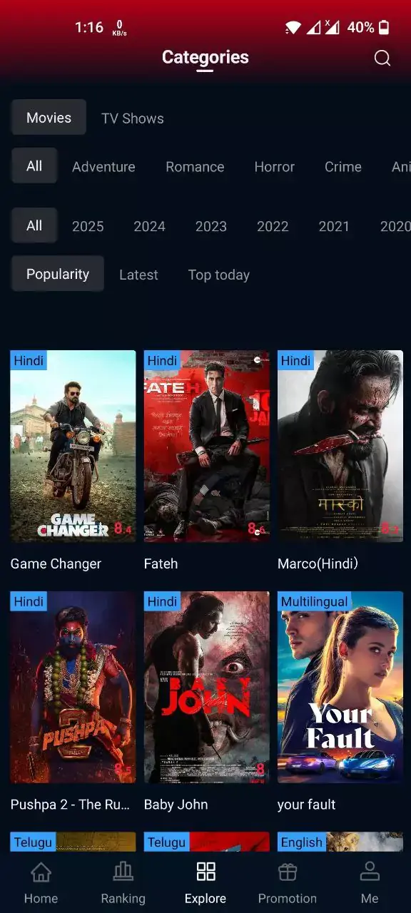 Cine TV MOD APK screenshot 3