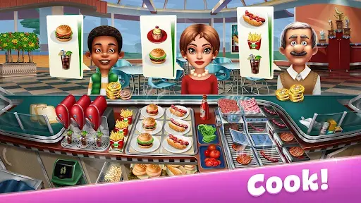 Cooking Fever MOD APK screenshot 1