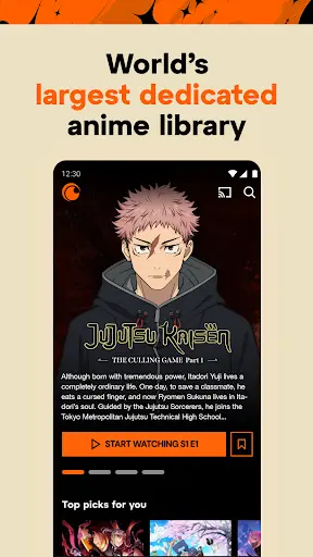 Crunchyroll APK screenshot 1