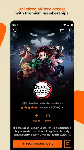 Crunchyroll APK screenshot 3