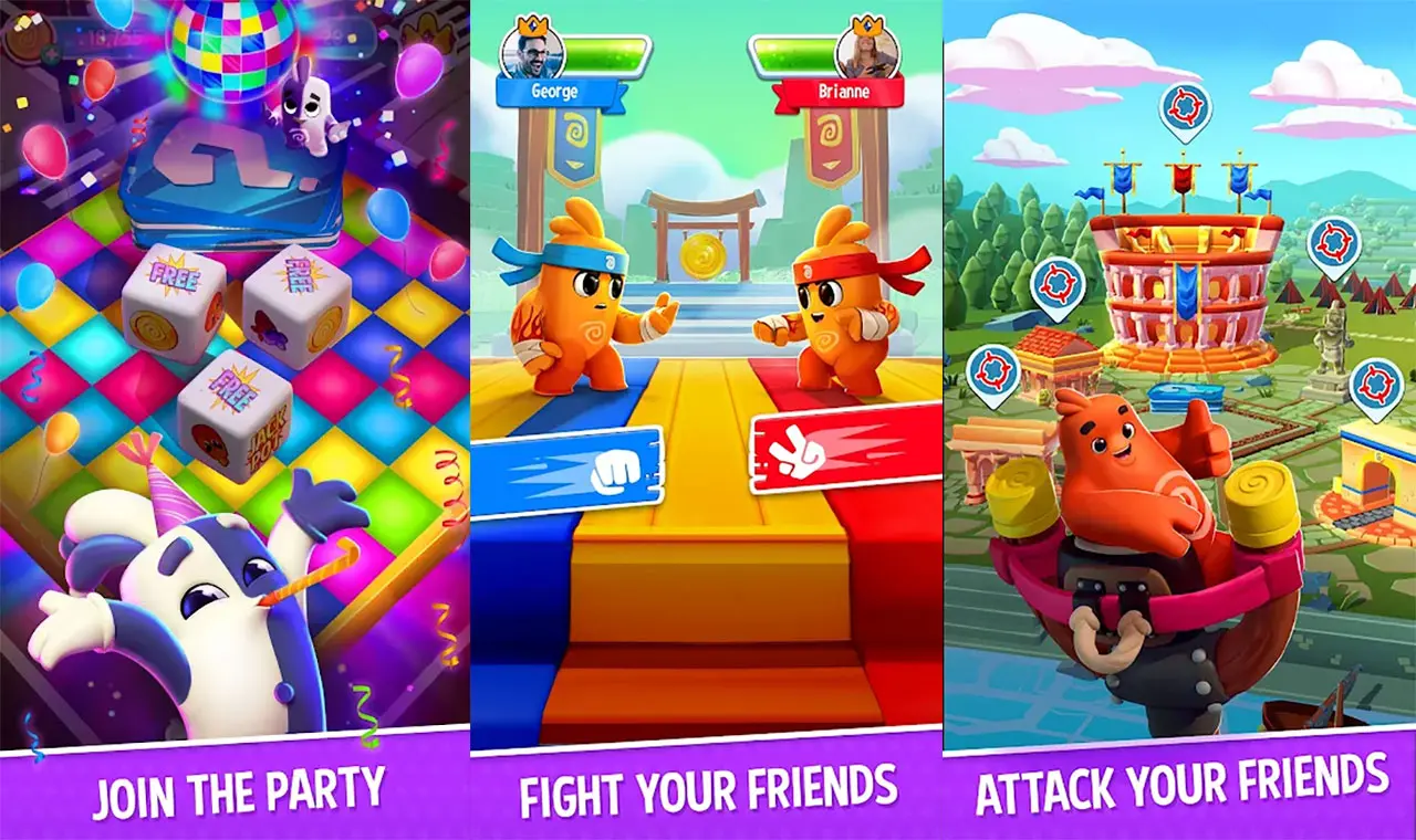 Building kingdom in Dice Dreams MOD APK