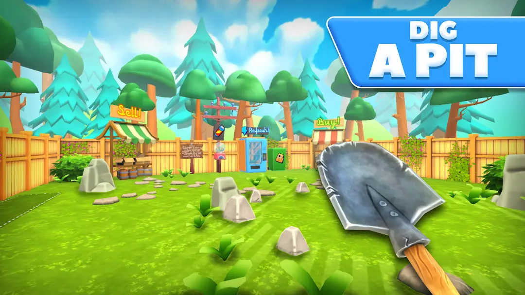 Digging A Hole 3D Simulator gameplay digging underground